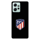 Funda para Xiaomi Redmi Note 12 4G del Atlético de Madrid Escudo Fondo Negro  - Licencia Oficial Atlético de Madrid