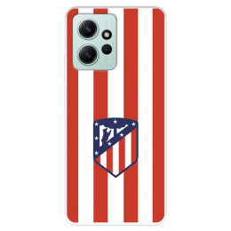 Funda para Xiaomi Redmi Note 12 4G del Atlético de Madrid Escudo Rojiblanco  - Licencia Oficial Atlético de Madrid