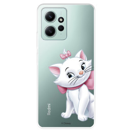 Funda para Xiaomi Redmi Note 12 4G Oficial de Disney Marie Silueta - Los Aristogatos