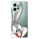 Funda para Xiaomi Redmi Note 12 4G Oficial de Warner Bros Bugs Bunny Silueta Transparente - Looney Tunes