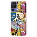 Funda para TCL 40 SE Oficial de Disney Mickey Comic - Clásicos Disney