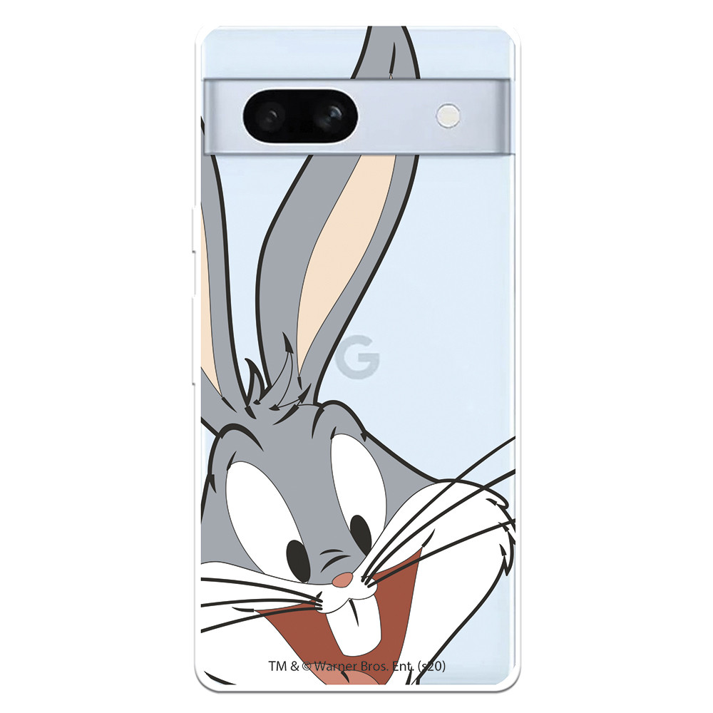 Funda para Oppo Find X2 Lite Oficial de Warner Bros Bugs Bunny Silueta  Transparente - Looney Tunes