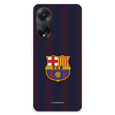Funda para Oppo A98 5G del FC Barcelona Rayas Blaugrana  - Licencia Oficial FC Barcelona