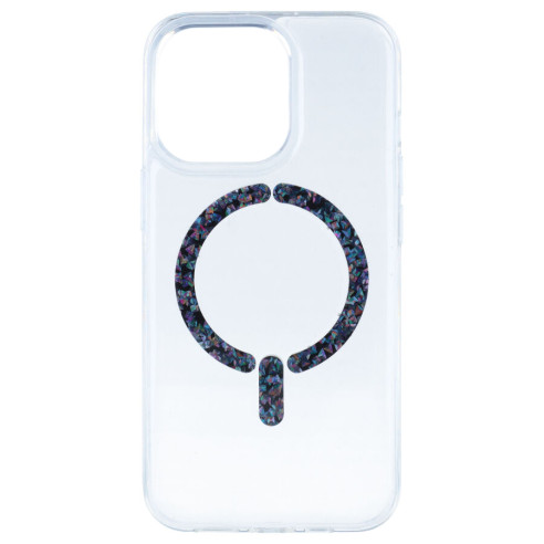 Funda Ring Glitter compatible con Magsafe para iPhone 14 Pro Max