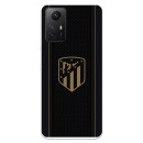 Funda para Xiaomi Redmi Note 12S del Atlético de Madrid Escudo Dorado Fondo Negro  - Licencia Oficial Atlético de Madrid