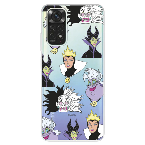 Funda para Xiaomi Redmi Note 12 Pro Oficial de Disney Villanas Patrón - Villanas Disney