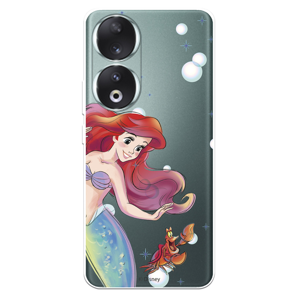 Funda para Samsung Galaxy S23 Plus Oficial de Disney Ariel y Sebastián  Burbujas - La Sirenita