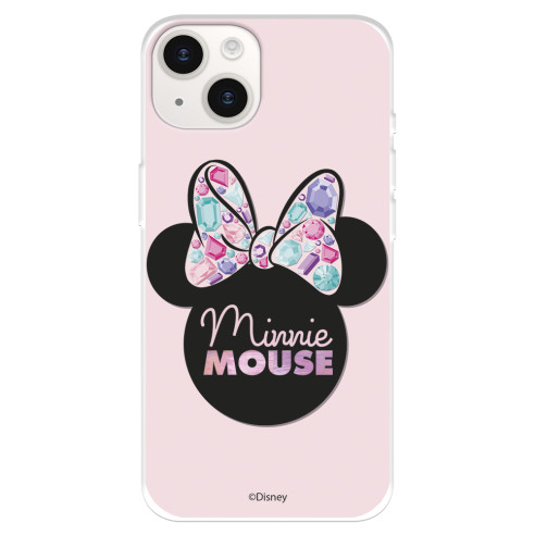 Funda para iPhone 15 Plus Oficial de Disney Minnie Pink Shadow - Clásicos Disney