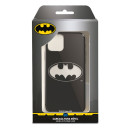 Funda para iPhone 15 Pro Oficial de DC Comics Batman Logo Transparente - DC Comics