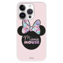 Funda para iPhone 15 Pro Oficial de Disney Minnie Pink Shadow - Clásicos Disney