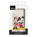 Funda para iPhone 15 Pro Oficial de Disney Mickey y Minnie Posando - Clásicos Disney