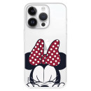 Funda para iPhone 15 Pro Oficial de Disney Minnie Cara - Clásicos Disney