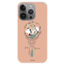 Funda para iPhone 15 Pro Max Oficial de Disney Minnie Atrapasueños - Clásicos Disney