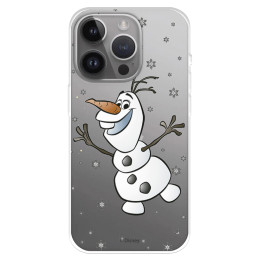 Funda para iPhone 15 Pro Max Oficial de Disney Olaf Transparente - Frozen