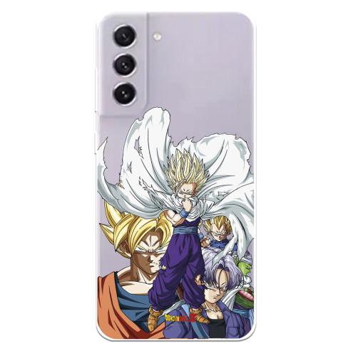 Funda para Samsung Galaxy S23 FE Oficial de Dragon Ball Guerreros Saiyans - Dragon Ball