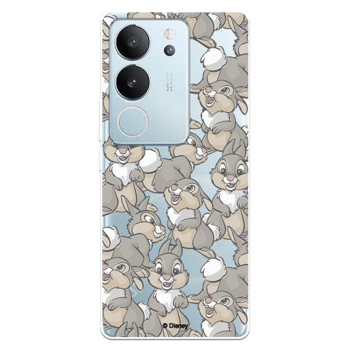 Funda para Vivo V29 5G Oficial de Disney Tambor Patrones - Bambi