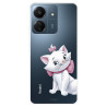 Funda para Xiaomi Redmi 13C Oficial de Disney Marie Silueta - Los Aristogatos