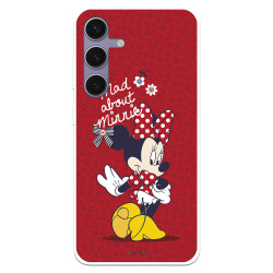 Funda para Samsung Galaxy S24 Plus Oficial de Disney Minnie Mad About - Clásicos Disney