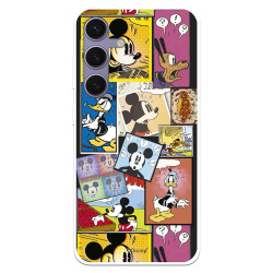 Funda para Samsung Galaxy S24 Plus Oficial de Disney Mickey Comic - Clásicos Disney