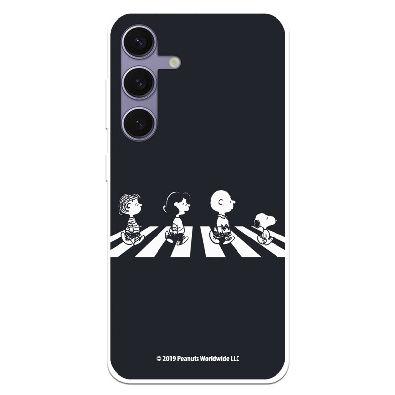 Funda para Samsung Galaxy S24 Plus Oficial de Peanuts Personajes Beatles - Snoopy