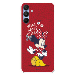 Funda para Samsung Galaxy A15 5G Oficial de Disney Minnie Mad About - Clásicos Disney