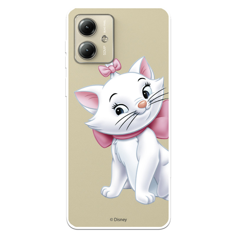 Funda para Motorola Edge 40 Neo Oficial de Disney Marie Silueta - Los Aristogatos