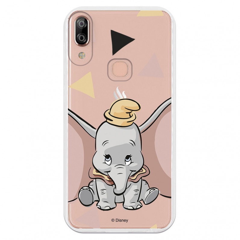 Carcasa Oficial Disney Dumbo silueta transparente para V Smart Active 1 Plus - Dumbo- La Casa de las Carcasas