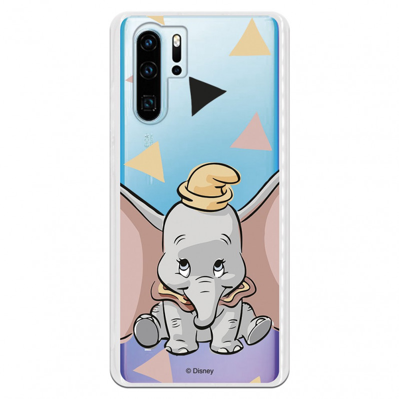 Carcasa Oficial Disney Dumbo silueta transparente para Huawei P30 Pro - Dumbo- La Casa de las Carcasas