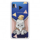 Carcasa Oficial Disney Dumbo silueta transparente para Samsung Galaxy A10 - Dumbo- La Casa de las Carcasas