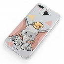 Offizielle Disney Dumbo Silhouette transparente Hülle für Xiaomi Redmi 7