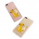 Offizielle Disney Simba und Nala transparente Hülle für iPhone 8 Plus - Der König der Löwen