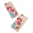 Offizielle Disney Little Mermaid and Sebastian Transparente Hülle für BQ Aquaris U Plus – The Little Mermaid