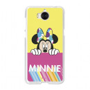 Offizielle Disney Hülle Minnie Pink Gelb Huawei Y5 2017