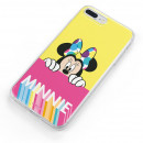 Offizielle Disney Hülle Minnie Pink Gelb Huawei Y5 2017