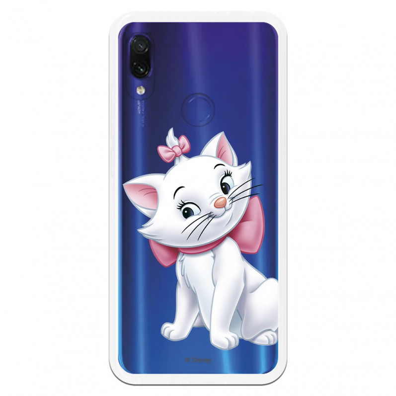 Offizielle Disney Marie Silhouette transparente Hülle für Xiaomi Redmi Note 7 Pro – The Aristocats