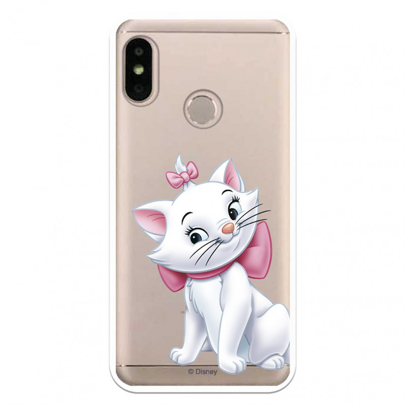 Offizielle Disney Marie Silhouette transparente Hülle für Xiaomi Mi 6 Pro – The Aristocats