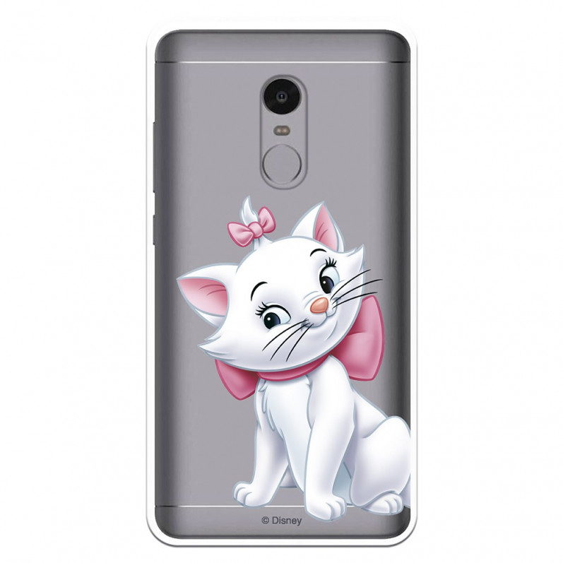 Offizielle Disney Marie Silhouette Transparente Hülle für Xiaomi Redmi Note 4X - The Aristocats