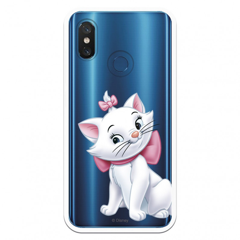Offizielle Disney Marie Silhouette Transparente Hülle für Xiaomi Mi 8 - The Aristocats