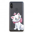 Offizielle Disney Marie Silhouette transparente Hülle für Xiaomi Redmi Note 6 Pro – The Aristocats