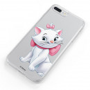 Offizielle Disney Marie Silhouette Transparente Hülle für Xiaomi Redmi Note 6 - The Aristocats