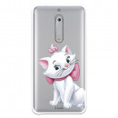 Offizielle Disney Marie Silhouette transparente Hülle für Nokia 5 – The Aristocats