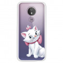 Offizielle Disney Marie Silhouette transparente Hülle für Motorola Moto G7 Power - The Aristocats