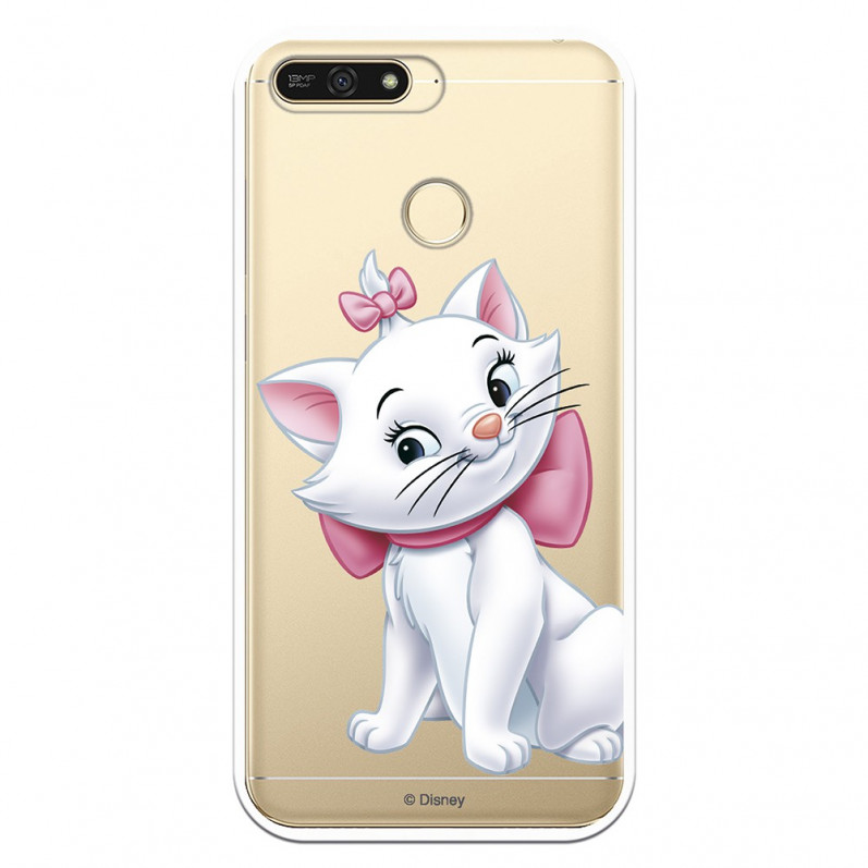 Offizielle Disney Marie Silhouette transparente Hülle für Honor 7A - The Aristocats