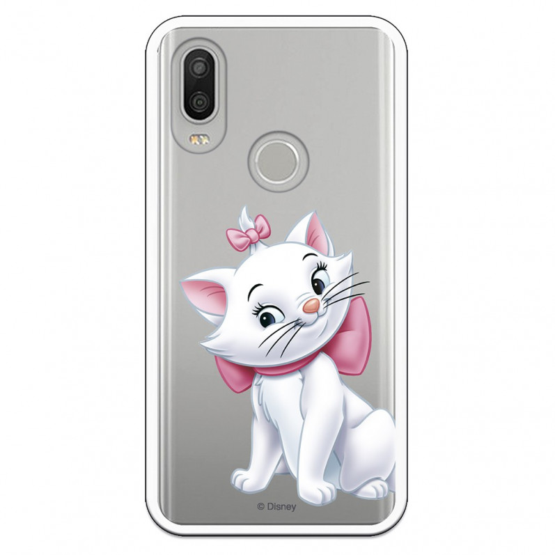 Offizielle Disney Marie Silhouette transparente Hülle für BQ Aquaris X2 Pro – The Aristocats