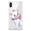 Offizielle Disney Marie Silhouette transparente Hülle für iPhone XS – The Aristocats