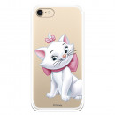 Offizielle Disney Marie Silhouette transparente Hülle für iPhone 8 – The Aristocats