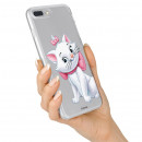 Offizielle Disney Marie Silhouette transparente Hülle für Alcatel 3X – The Aristocats