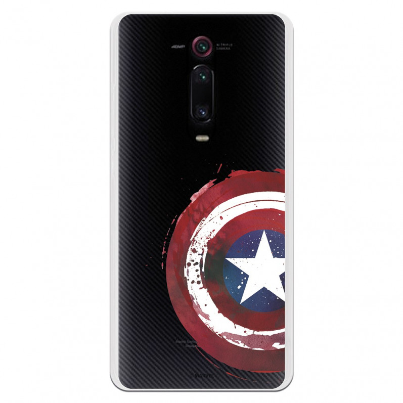 Carcasa Oficial Escudo Capitan America para Xiaomi Mi 9T (Redmi K20)- La Casa de las Carcasas