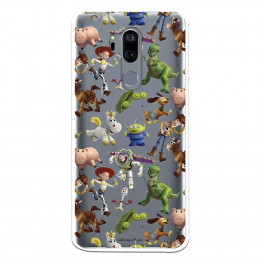 Carcasa Oficial Carcasa Oficial Disney Toy Story Siluetas Transparente - Toy Story para LG G7- La Casa de las Carcasas