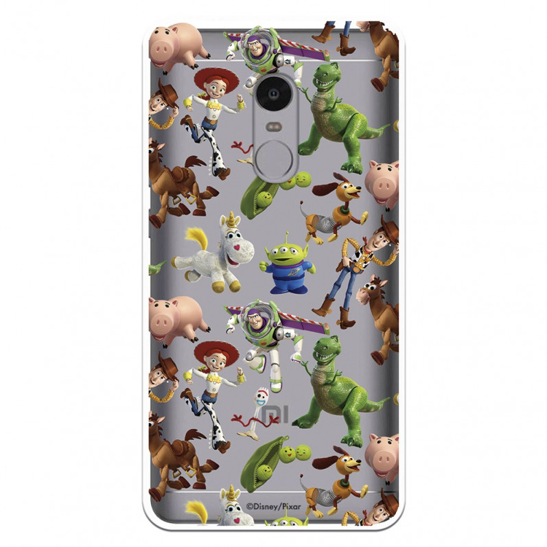Offizielle Disney Toy Story Silhouettes Transparente Hülle – Toy Story für Xiaomi Redmi Note 4